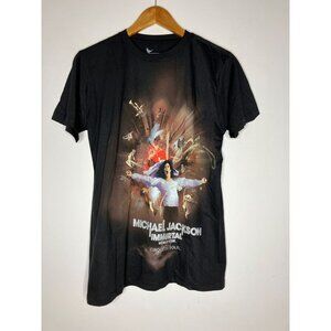 Michael Jackson Immortal World Tour Cirque Du Soleil Men's Medium Black T-Shirt